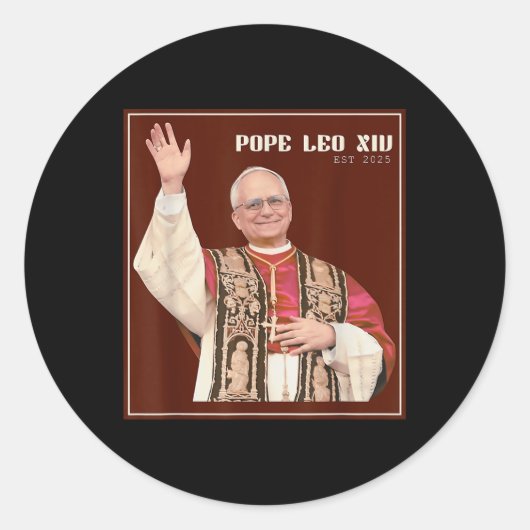 ローマ教皇レオ14世の祝福レオ10世 ラウンドシール (正面)