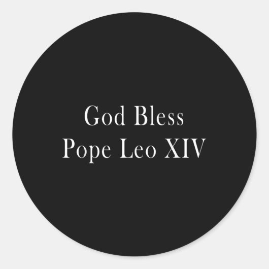 ローマ教皇レオ14世の祝福3 ラウンドシール (正面)