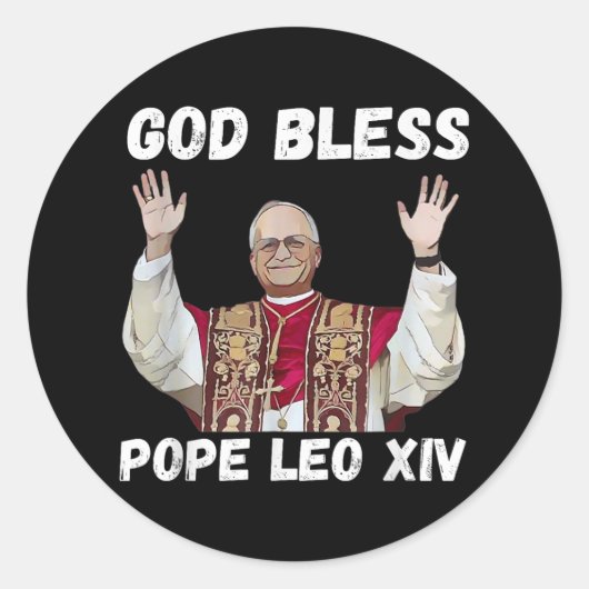 ローマ教皇レオ14世の祝福5 ラウンドシール (正面)