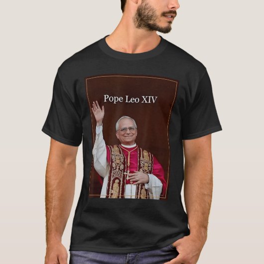 ローマ教皇レオ14世の祝福 Tシャツ (正面)