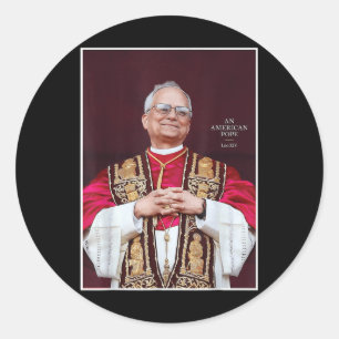 ローマ教皇レオ14世の聖母様、教皇レオ14世の聖母様に祝福あれ ラウンドシール