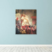 ローマ教皇VIIIセントピーターズオンザセディア・ゲスタトリア キャンバスプリント (インサイチュ (ウッドフロア))