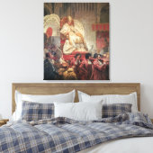 ローマ教皇VIIIセントピーターズオンザセディア・ゲスタトリア キャンバスプリント (インサイチュ (寝室))