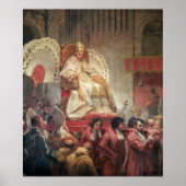 ローマ教皇VIIIセントピーターズオンザセディア・ゲスタトリア ポスター (正面)