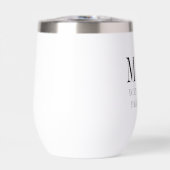 ローマ数字の日付、イニシャル、市区町村結婚式の引き出物 (正面)