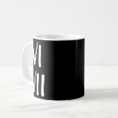 ローマ数字の6と7の面白い子供のジョーク67 コーヒーマグカップ (正面左)