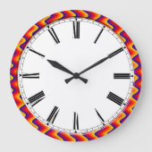 ローマ数字クラシックの時計 ラージ壁時計 (正面)