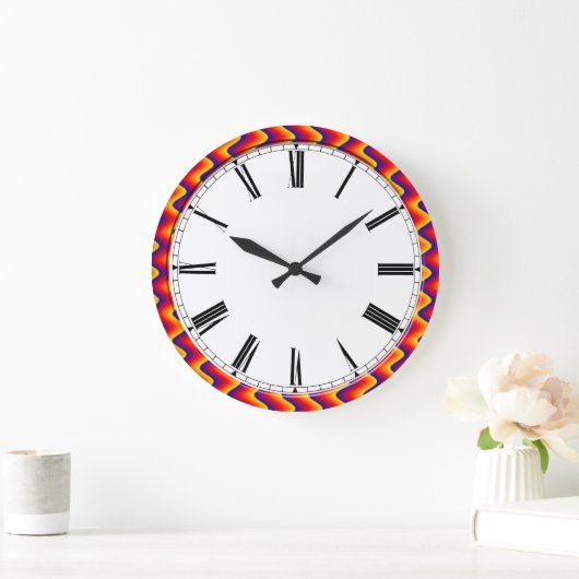 ローマ数字クラシックの時計 ラージ壁時計 (ホーム)