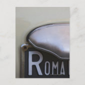 ローマ数字プレートの詳細小さい上イタリアン ポストカード (正面)