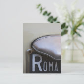 ローマ数字プレートの詳細小さい上イタリアン ポストカード (スタンド正面)