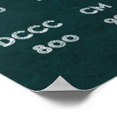 ローマ数字 ポスター (角)