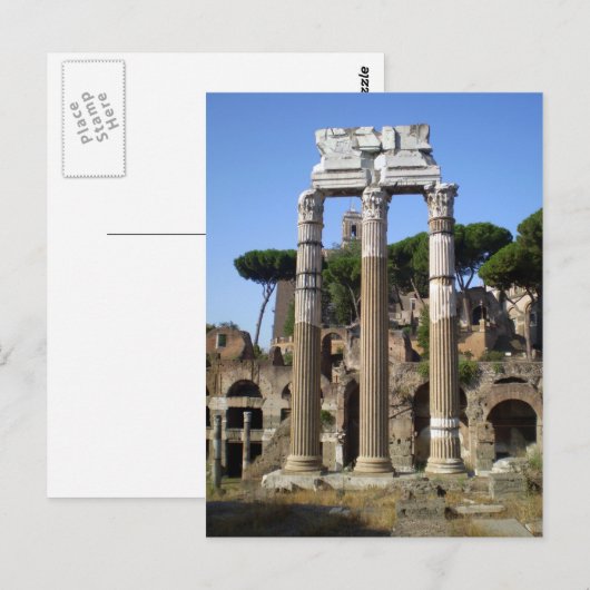 ローマ数字 ポストカード (正面/裏面)