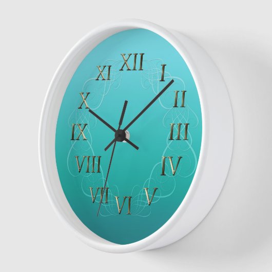 ローマ数字 壁時計 (傾斜)
