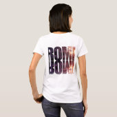 ローマ文字とコロシアム土産 Tシャツ (裏面フル)