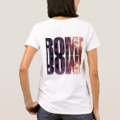 ローマ文字とコロシアム土産 Tシャツ (裏面)