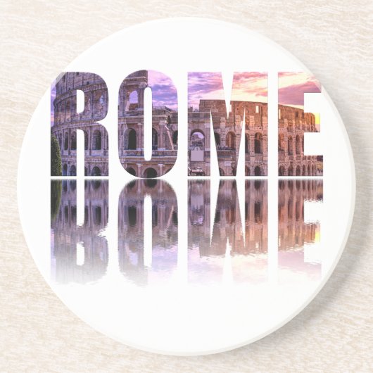 ローマ文字土産スクエア コースター (正面)