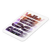 ローマ文字土産 マグネット (左側)