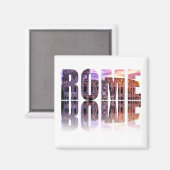 ローマ文字土産 マグネット (正面/裏面)