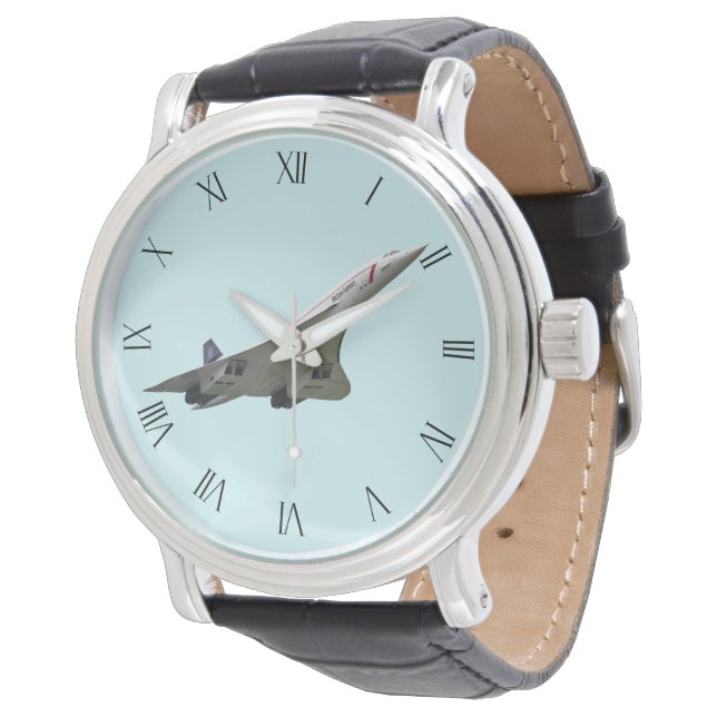 ローマ文字標識を含むBOABのコンコルド 腕時計 (アングル)