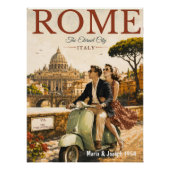 ローマ旅行ポスター イタリア観光 ポスター (正面)