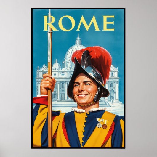 ローマ旅行ポスター ポスター (正面)