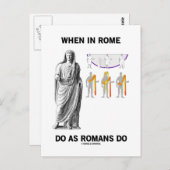 ローマ時代はローマ時代と同じ（トガの服） ポストカード (正面/裏面)