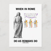 ローマ時代はローマ時代と同じ（トガの服） ポストカード (正面)