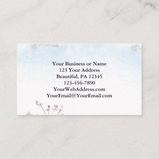 ローマ書8:28 すべてのものは神が善のために働く 名刺 (裏面)