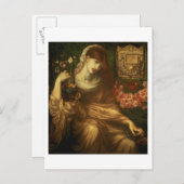 ローマ未亡人1874年(キャンバス上の油) ポストカード (正面/裏面)