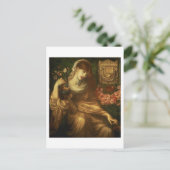 ローマ未亡人1874年(キャンバス上の油) ポストカード (スタンド正面)