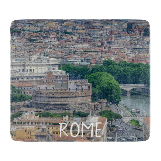 ローマ歴史都市中心部の上からの眺め カッティングボード (正面)