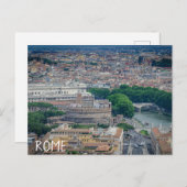ローマ歴史都市中心部の上からの眺め ポストカード (正面/裏面)