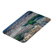 ローマ歴史都市中心部の上からの眺め マグネット (左側)