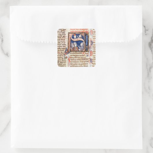 ローマ法王グレゴリーを描いた歴史のあるイニシャル'S' スクエアシール (バッグ)