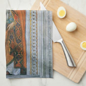 ローマ法王サンシクストゥスIIバイサンドロ・ボッティチェリ キッチンタオル (四つ折り)