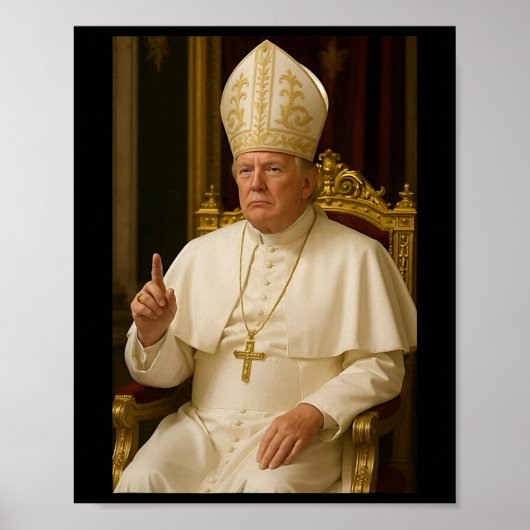 ローマ法王トランプ大統領ドナルド・トランプ男女性 ポスター (正面)