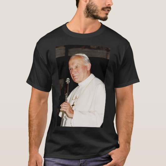 ローマ法王ヨハネ・パウロ2世 Tシャツ (正面)