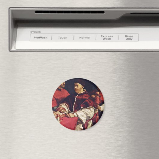 ローマ法王レオXと彼のいとことのポートレートラファエル マグネット (インサイチュ (食洗機))