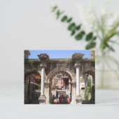 ローマ皇帝ハドリアの門 ポストカード (スタンド正面)