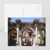 ローマ皇帝ハドリアの門 ポストカード (正面/裏面)