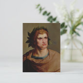 ローマ皇帝、おそらくネロc.1625-30 ポストカード (スタンド正面)