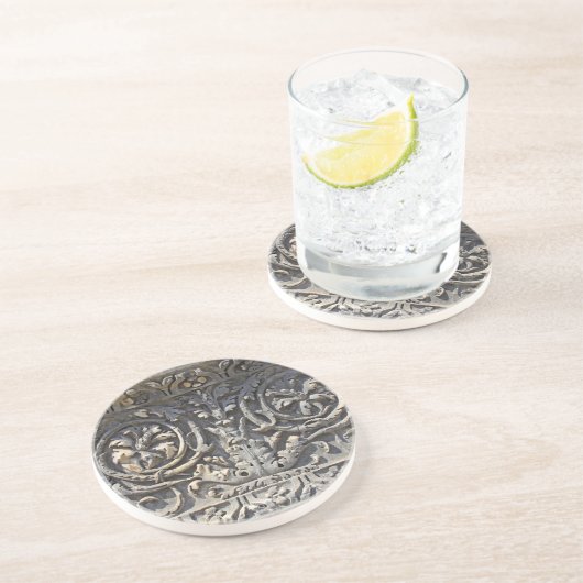 ローマ石 コースター (側面)