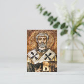 ローマ祈りの言葉カードのセント・クレメントの祈りの言葉 プレイスカード (スタンド正面)