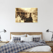 ローマ素晴らしン風呂（写真付き） キャンバスプリント (インサイチュ (寝室))