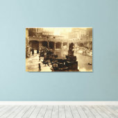 ローマ素晴らしン風呂（写真付き） キャンバスプリント (インサイチュ (ウッドフロア))