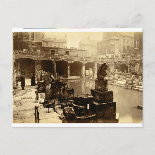 ローマ素晴らしン風呂（写真付き） ポストカード (正面)