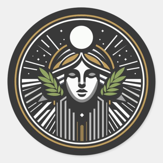 ローマ素晴らし人は ラウンドシール (正面)