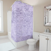 ローマ素朴レンガ壁#4 #wall #decor #art シャワーカーテン (インサイチュ)