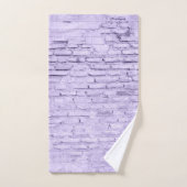 ローマ素朴レンガ壁#4 #wall #decor #art バスタオルセット (ハンドタオル)