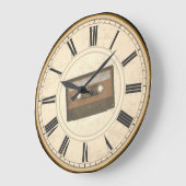 ローマ素朴数字カユニークセッテ ラージ壁時計 (傾斜)